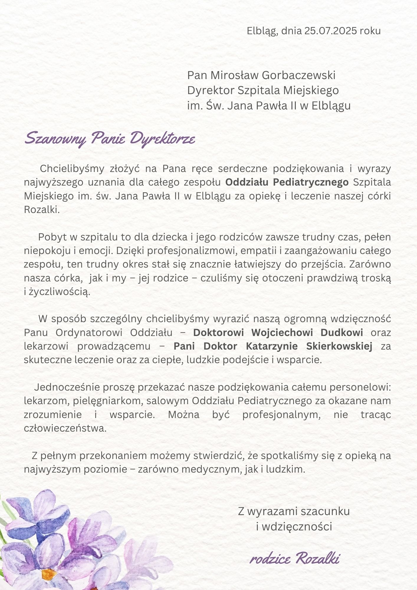 Poedziekowania